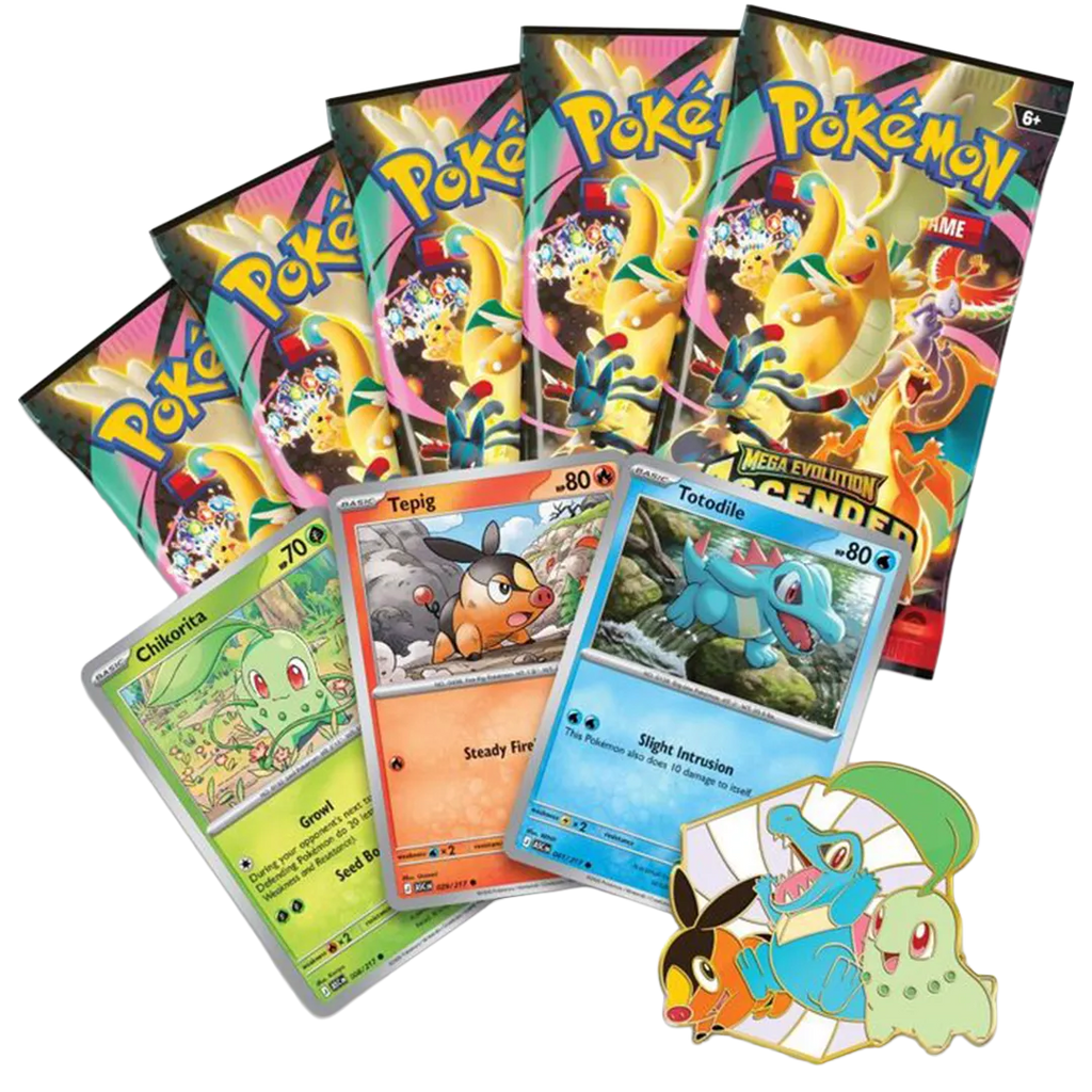 Pokémon - Mega Evolution: Ascended Heroes - First Partners Deluxe Pin Collection