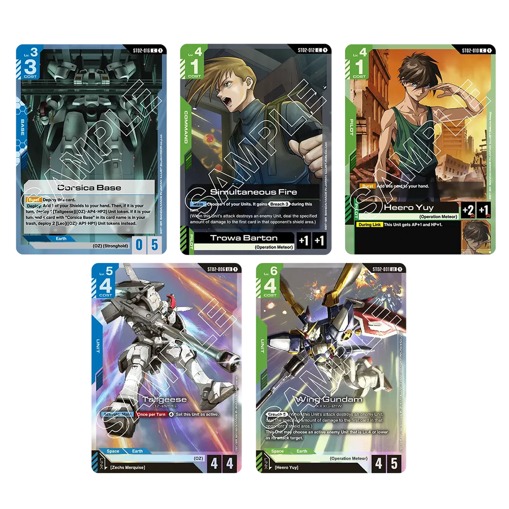 GUNDAM CARD GAME: GUNDAM ASSEMBLE STARTER SET [ST02A]