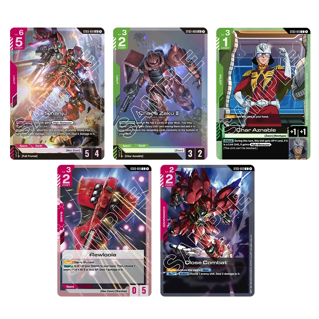 GUNDAM CARD GAME: GUNDAM ASSEMBLE STARTER SET [ST03A]