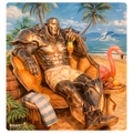 MagicCon Chicago 2025 Ultra Pro Exclusive Playmat for Magic: The Gathering - Karn Liberated (Beach-ed)