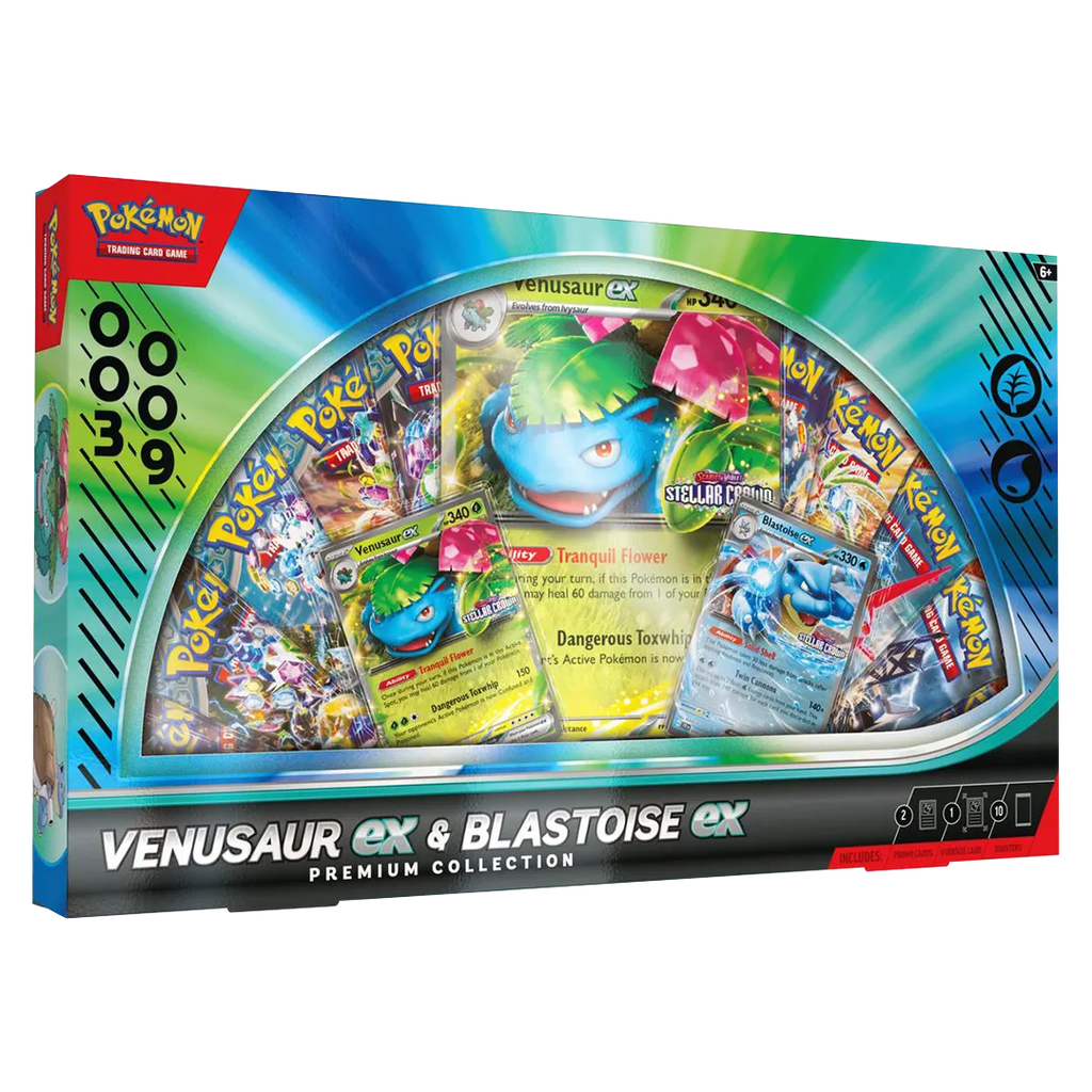 Pokemon: Venusaur Ex & Blastoise EX Premium Collection