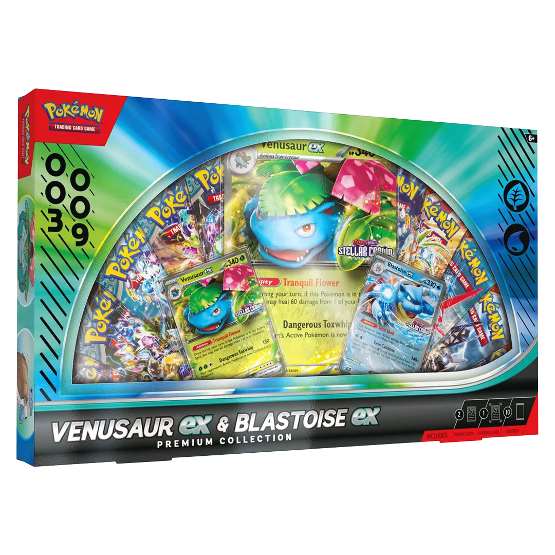 Pokemon: Venusaur Ex & Blastoise EX Premium Collection