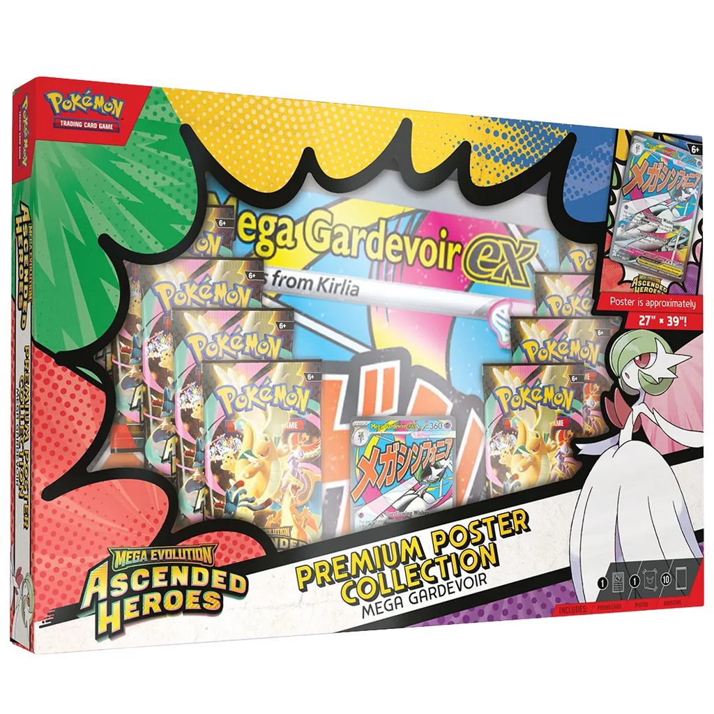 Pokémon - Mega Evolution: Ascended Heroes - Premium Poster Collection Mega Lucario & Mega Gardevoir [Set Of 2]