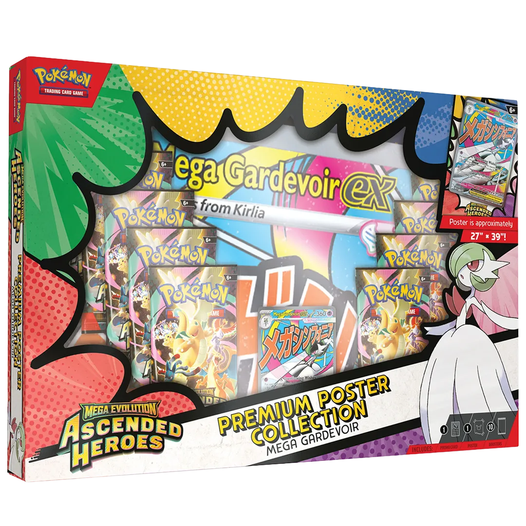Pokémon - Mega Evolution: Ascended Heroes - Premium Poster Collection Mega Lucario & Mega Gardevoir [Set Of 2]