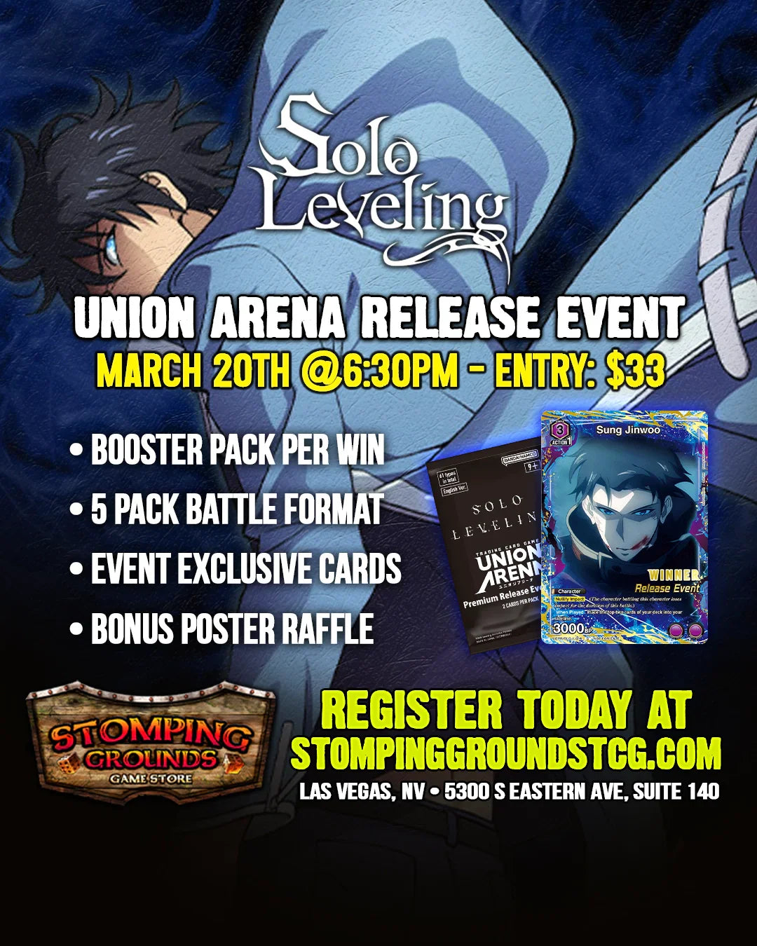 Union Arena: Solo Leveling Release Event Entry